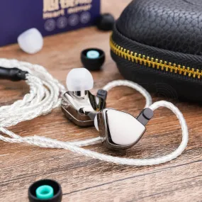 HZSound Heart Mirror Pro 10mm Dynamic Driver In-Ear Monitors With Mic & 2Pin Connectors