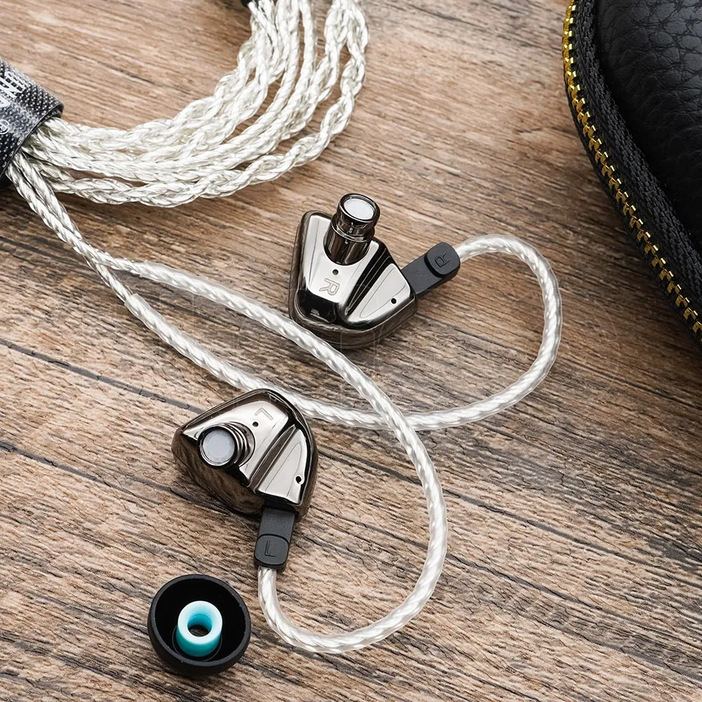 HZSound Heart Mirror Pro 10mm Dynamic Driver In-Ear Monitors With Mic & 2Pin Connectors