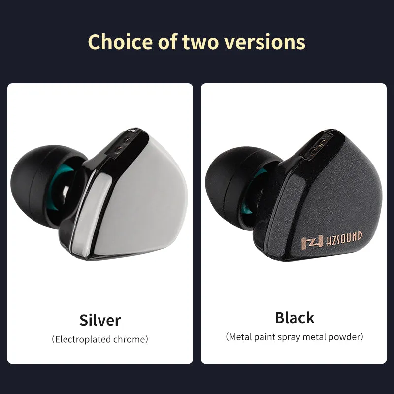 HZSound Heart Mirror Pro 10mm Dynamic Driver In-Ear Monitors With Mic & 2Pin Connectors