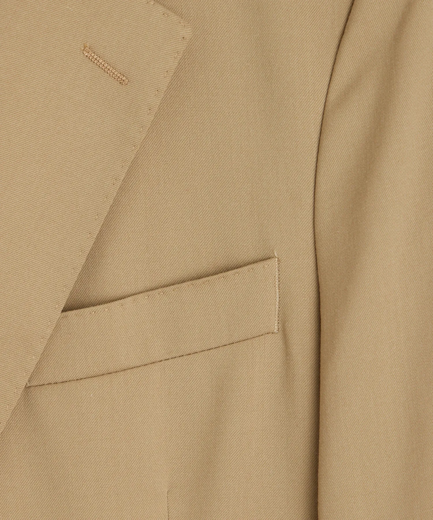 Italian Gabardine Sutton Jacket in Khaki