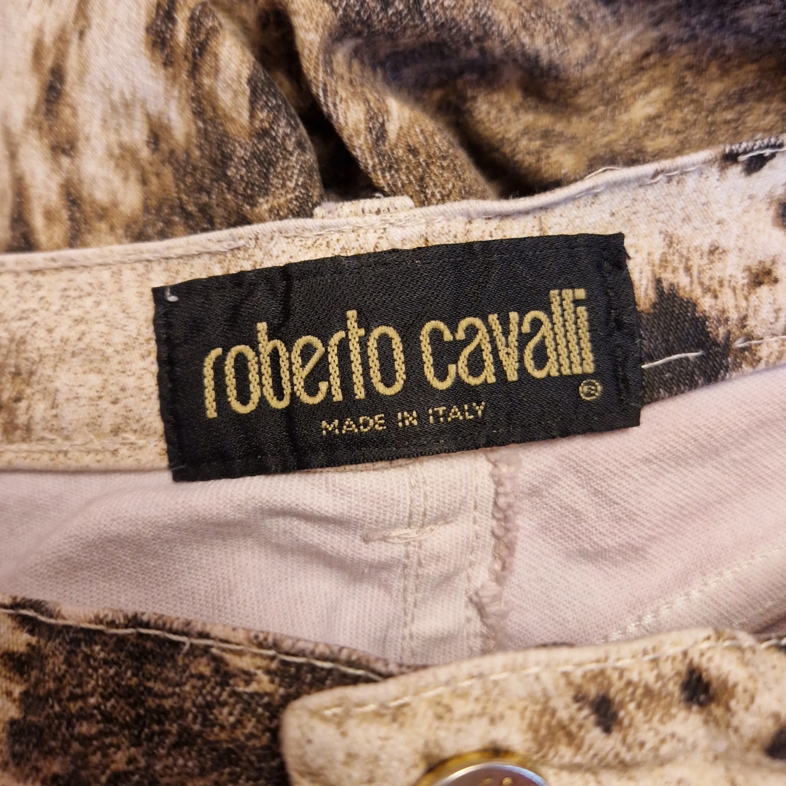 Jeans Roberto Cavalli leopard