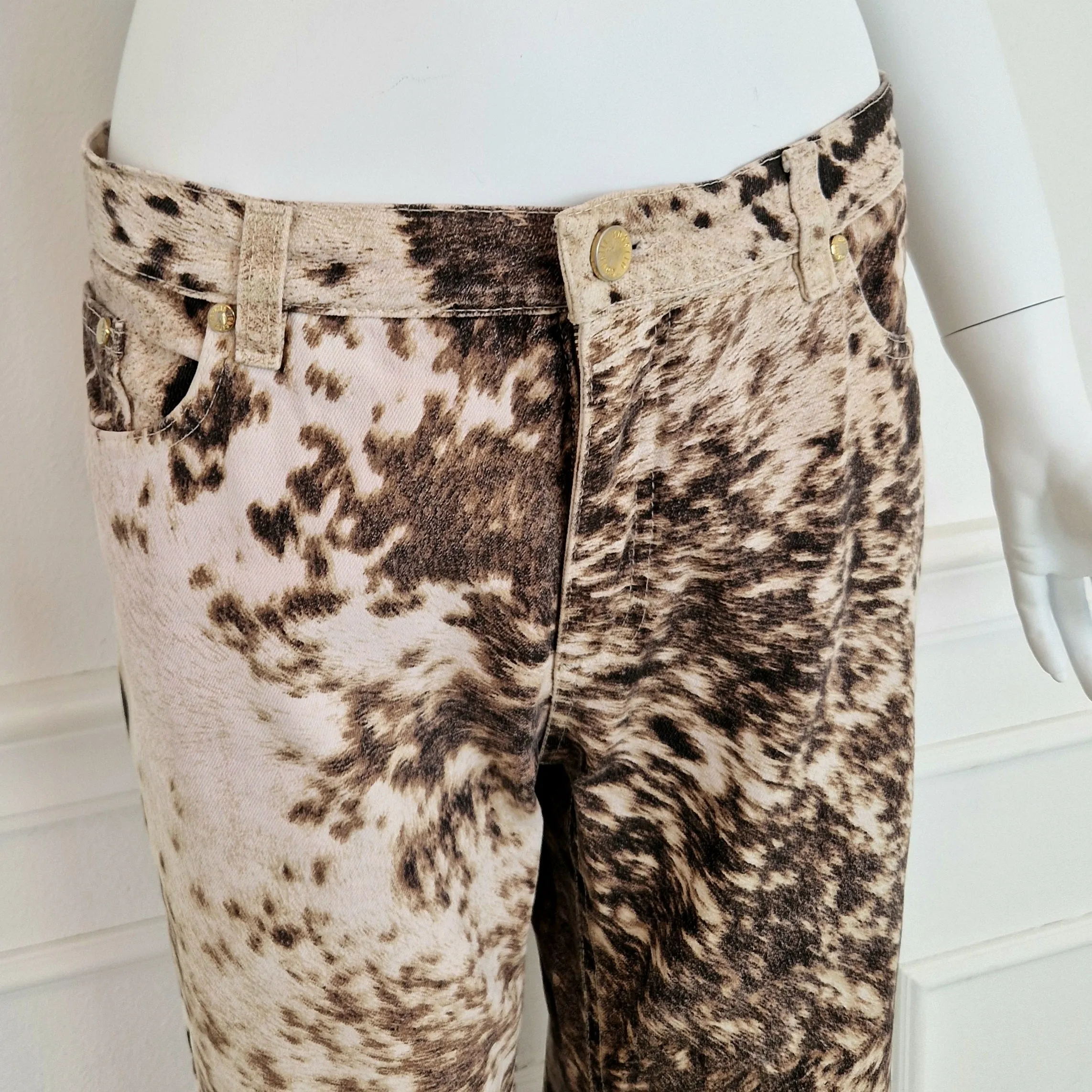 Jeans Roberto Cavalli leopard