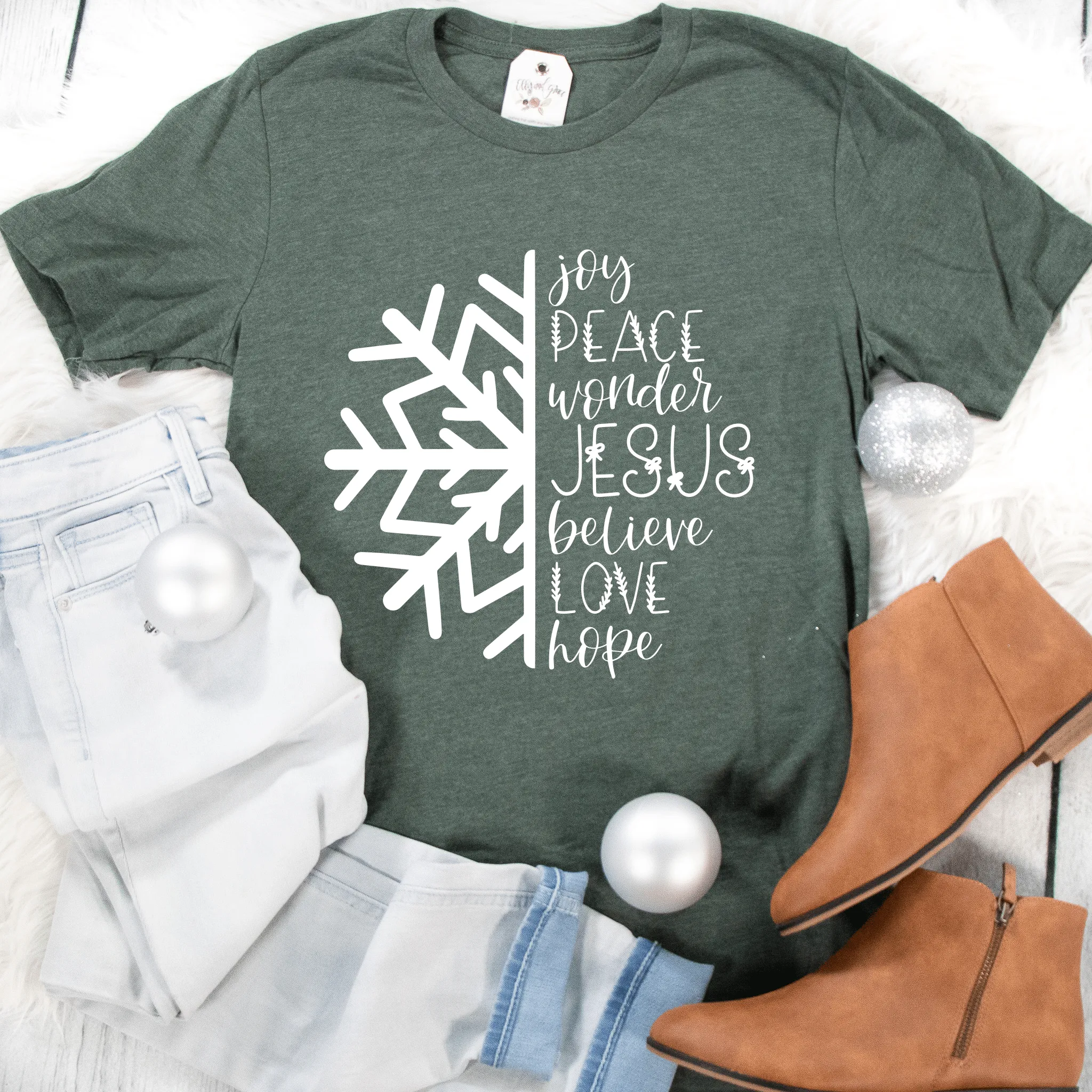 Joy Peace Wonder Unisex Shirt