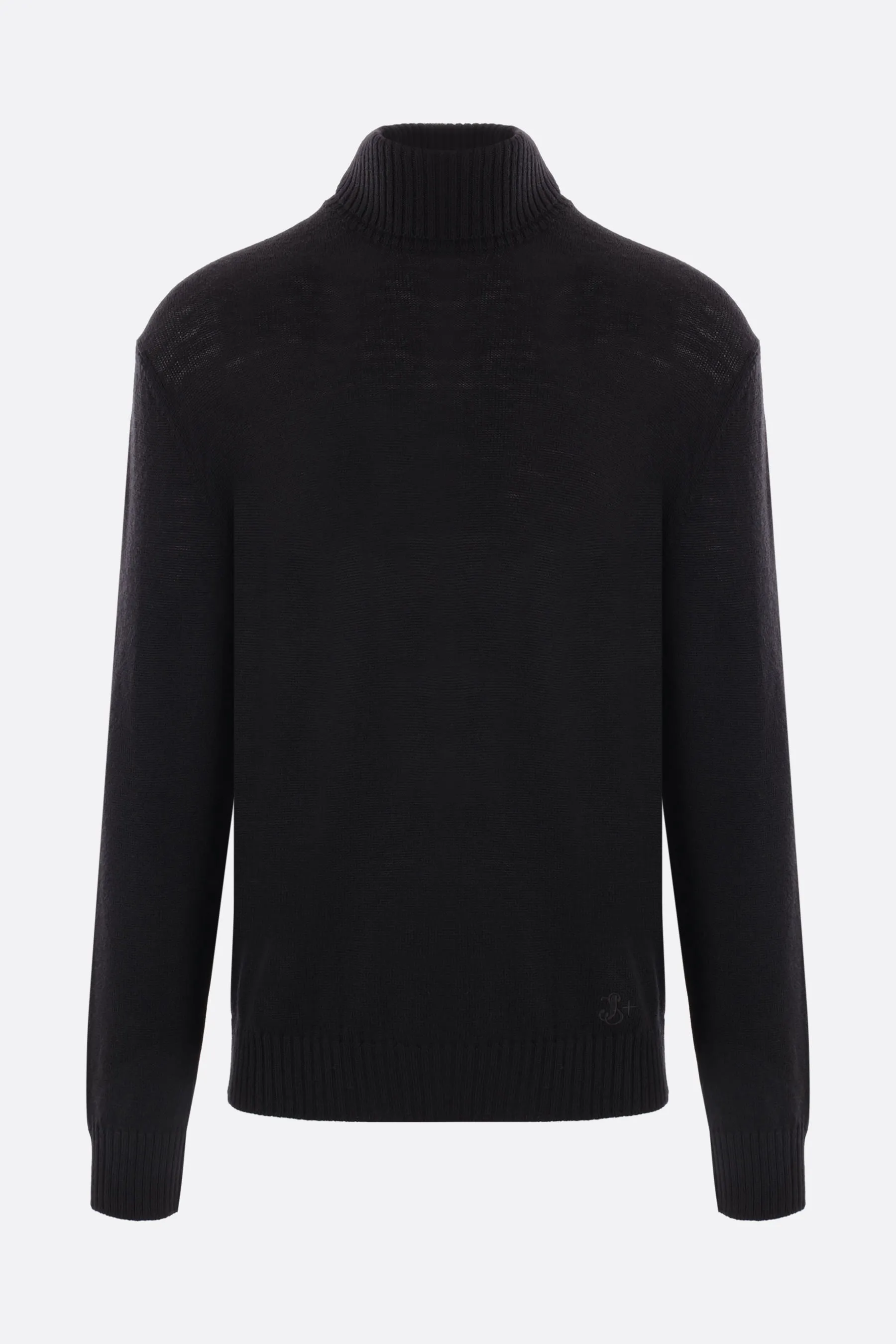 JS  embroidered wool turtleneck