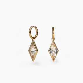 Kite Quartz Drop Earrings