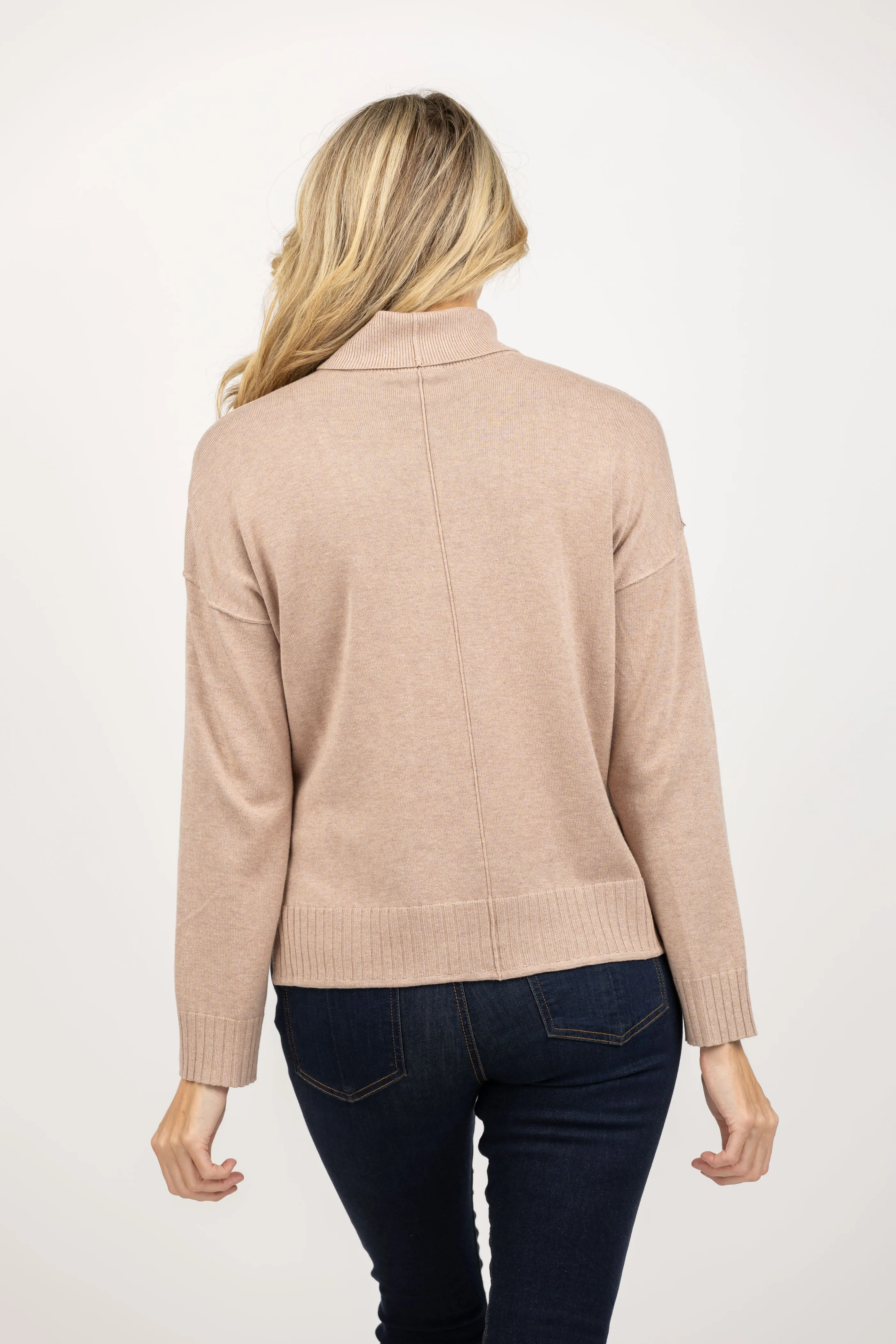 Lilla P. Turtleneck Sweater in Twig