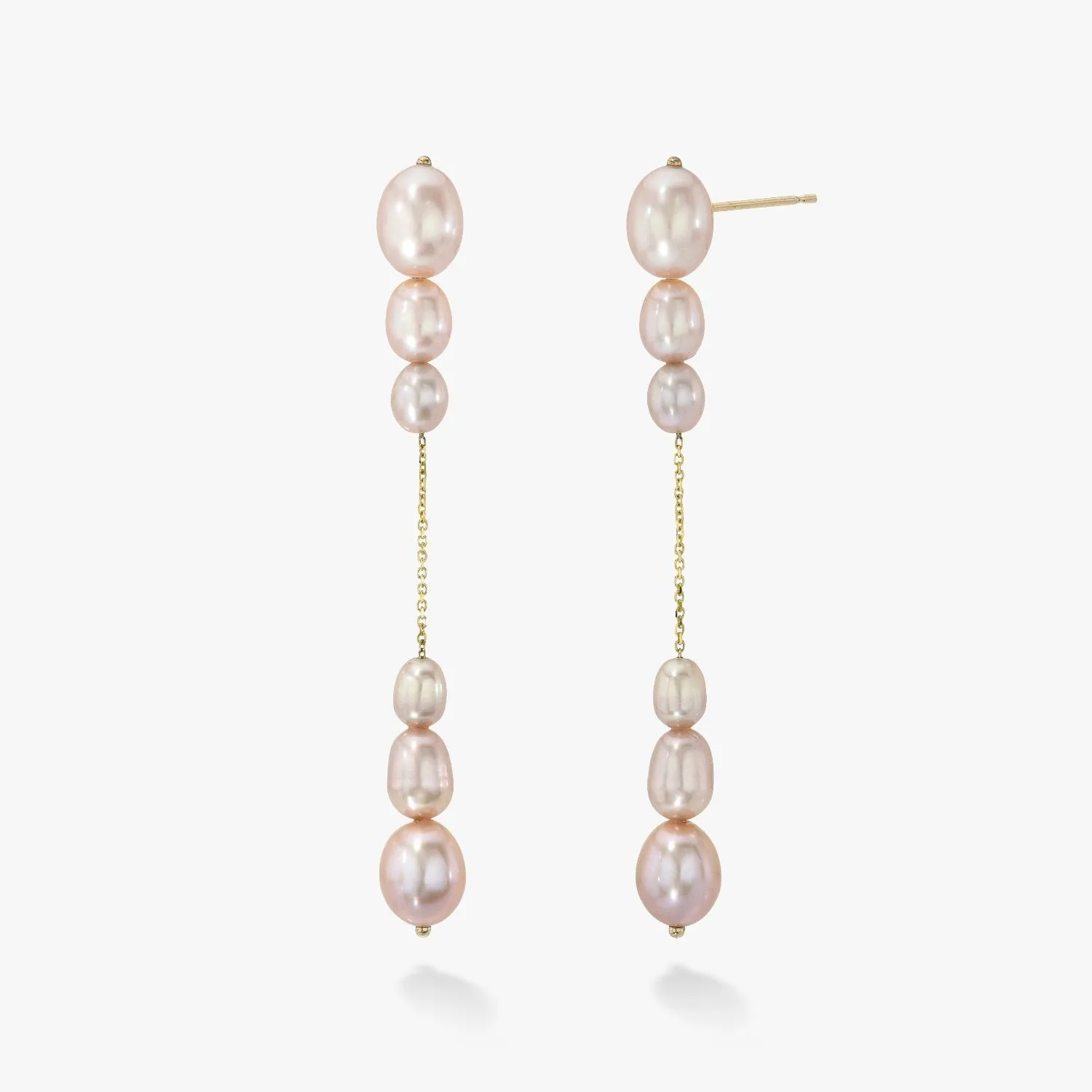 Lucia Graduated Earrings, Blush