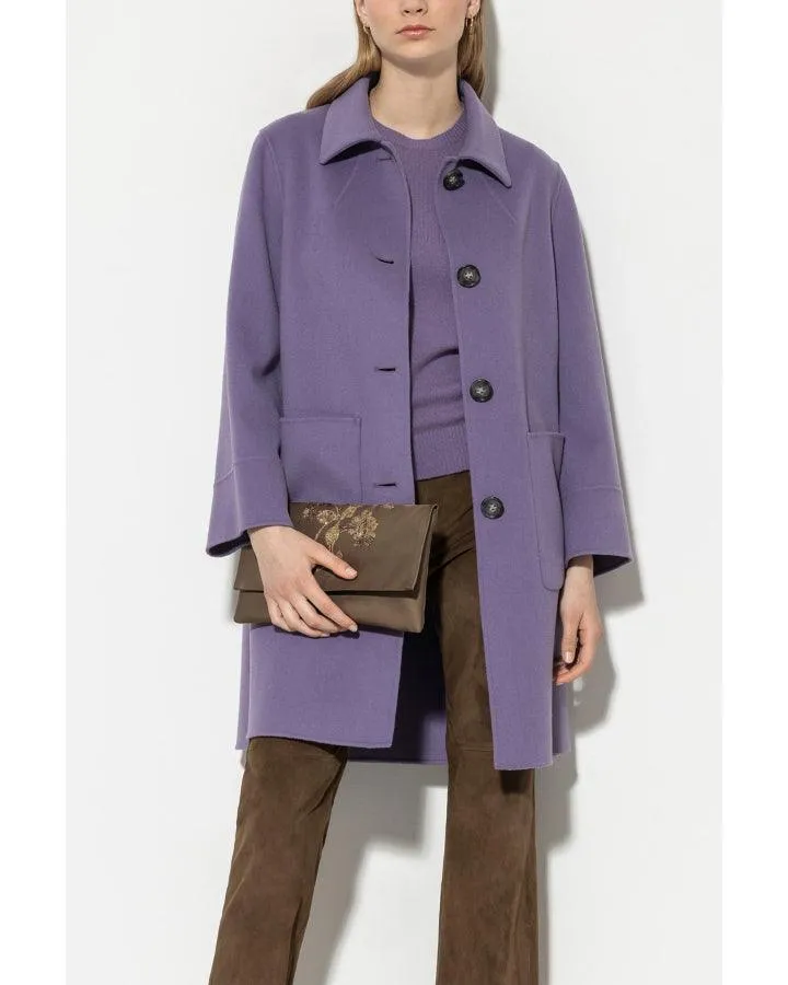 Luisa Cerano Double Face Wool Cashmere Coat