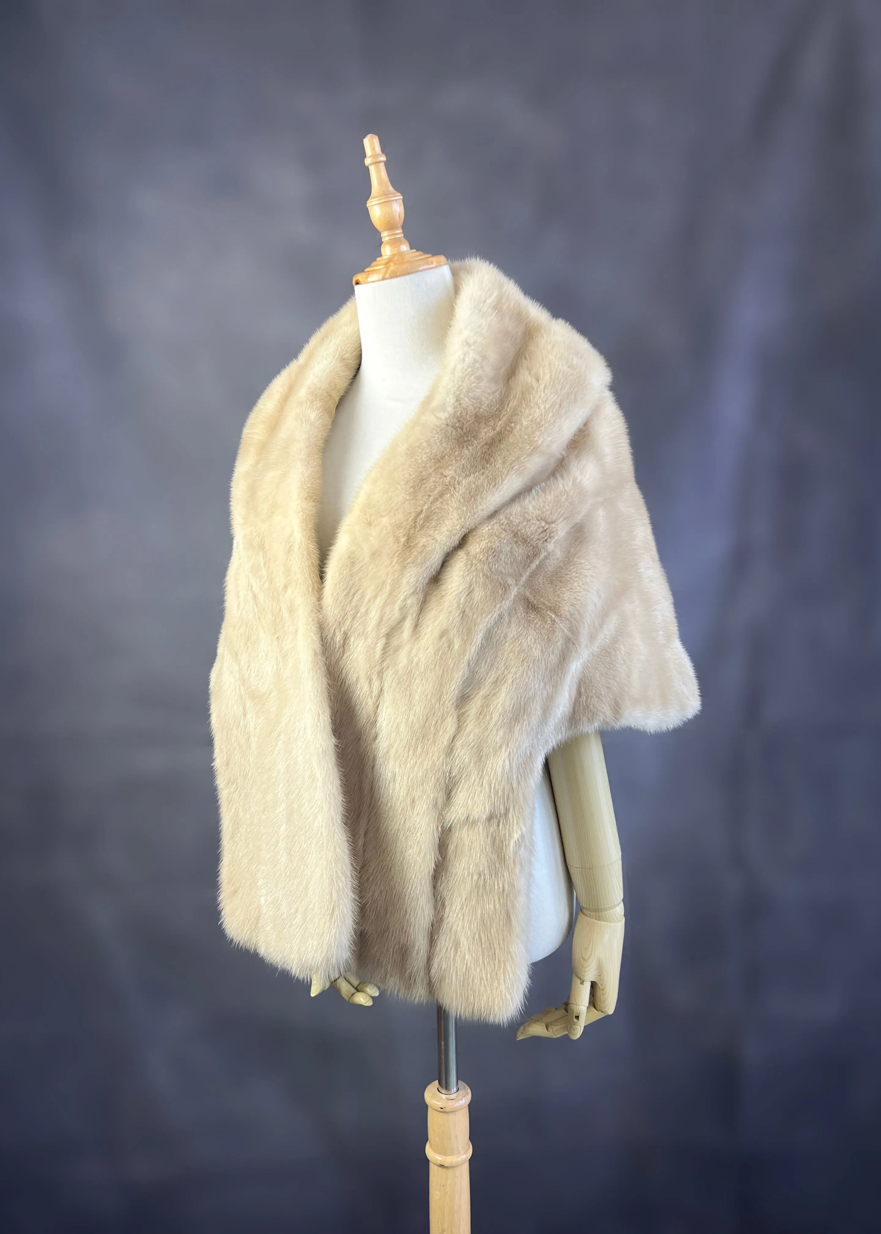 Luxury Real Mink Fur Stole (Mink04)