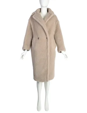 Max Mara Beige Teddy Bear Icon Coat