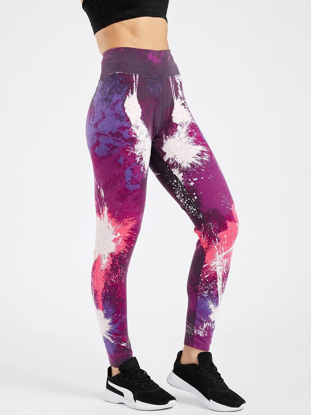 Maxtreme Galaxy Printed Full Length Leggings