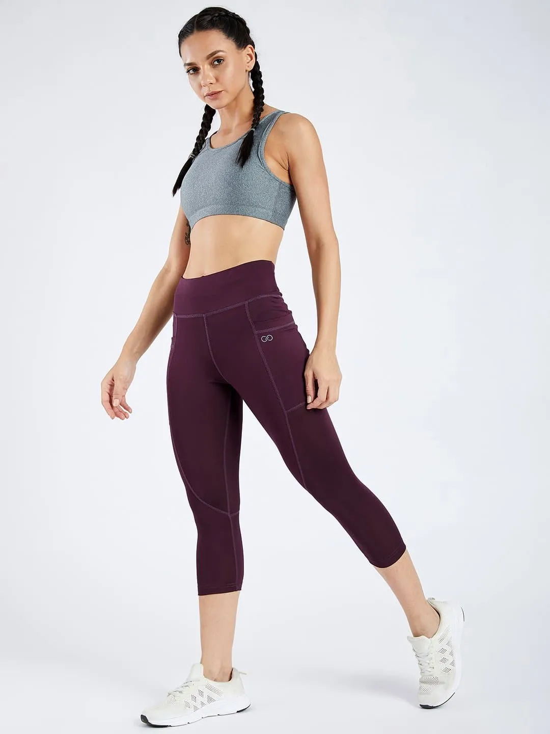 Maxtreme Power Me Wine Pocket Capri Leggings