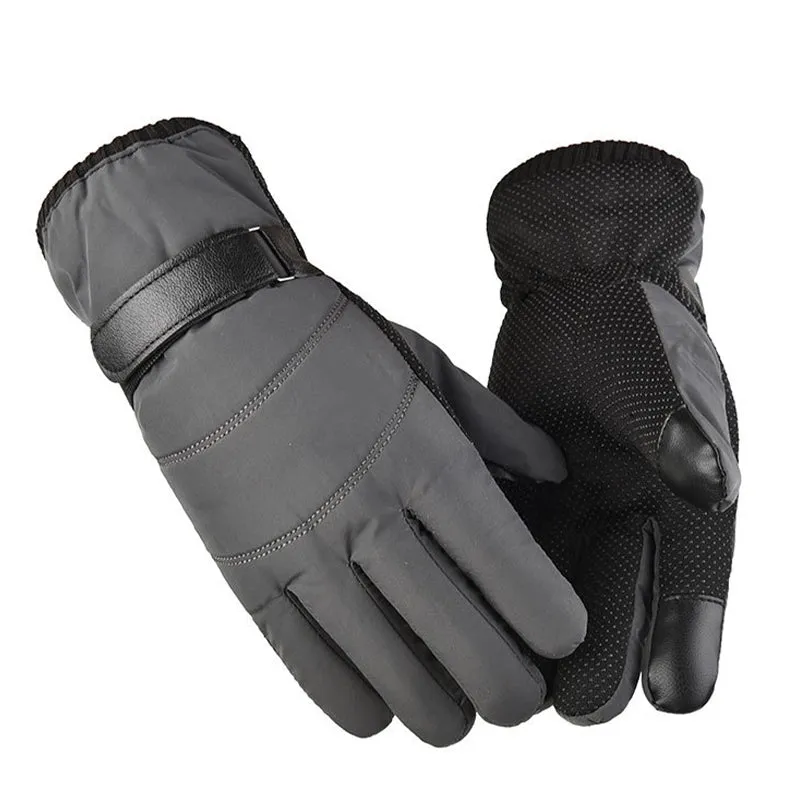 Men's Cycling Gloves Outdoor Windproof Touchscreen Anti-slip Padded Ski Gloves