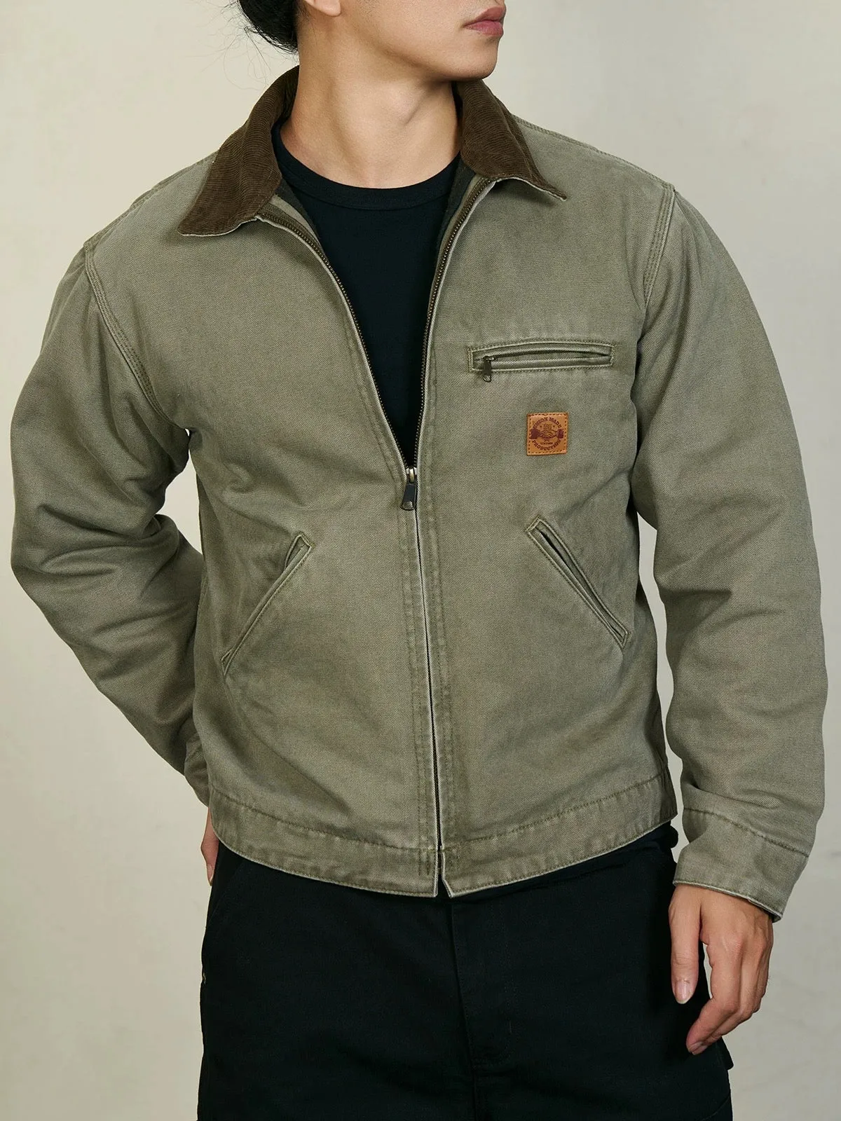 Men's Distressed Detroit Jacket