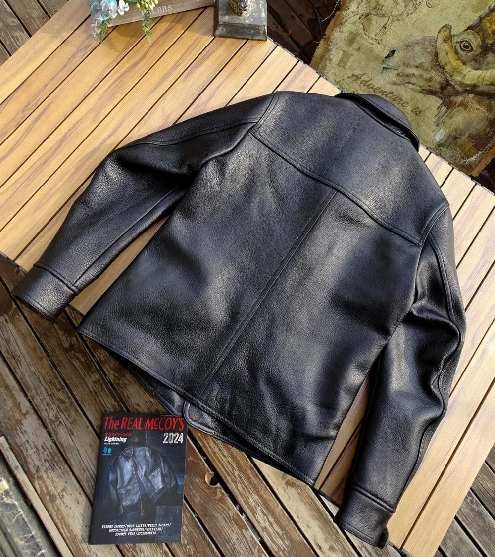 Men's Switchyard Leather Coat Cowhide