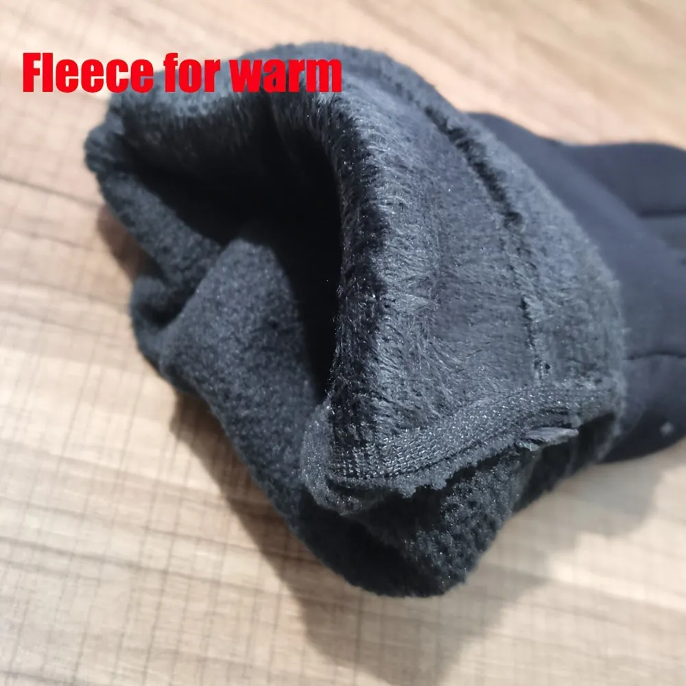 Mens Winter Outdoor Gloves Warm Windproof Waterproof  Touchscreen