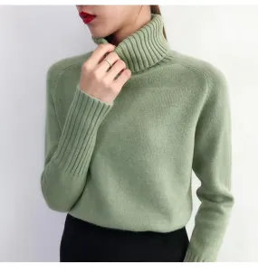 Mika - Winter Pullover Turtleneck Sweater