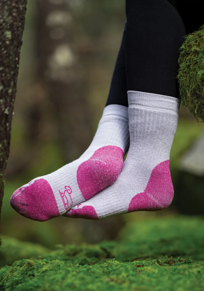 Milo Full Cushion Cold Weather Socks - Pebble Pink