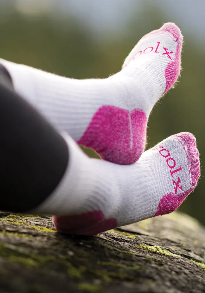 Milo Full Cushion Cold Weather Socks - Pebble Pink