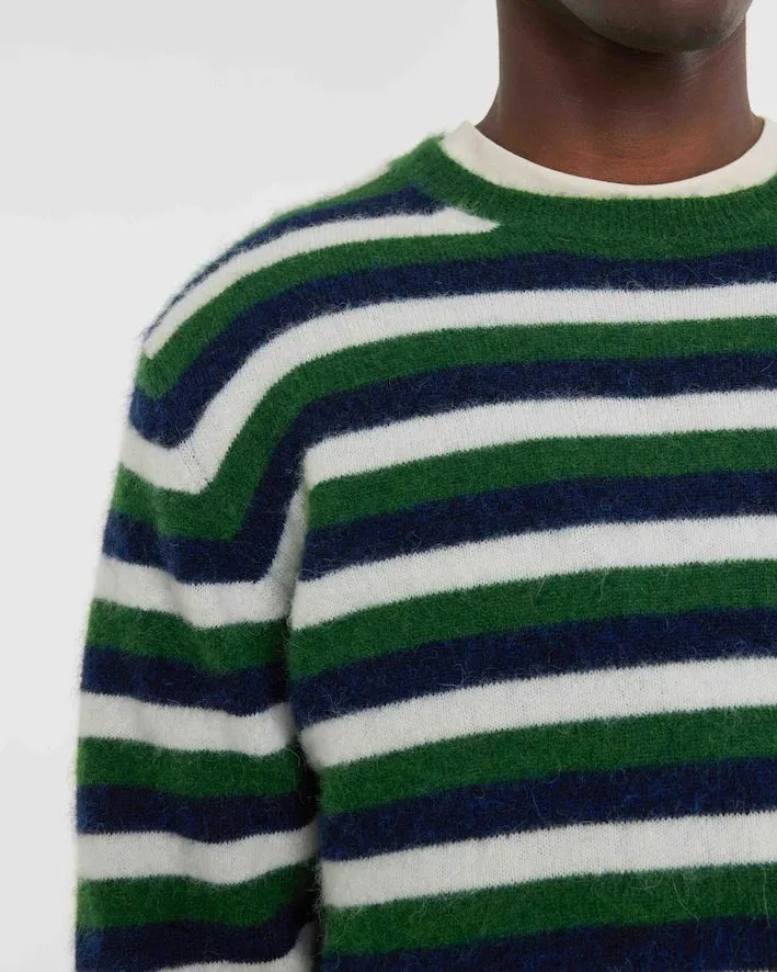 National Park Striped Sweater - Green