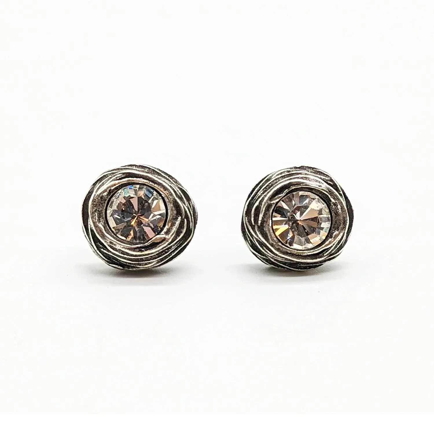 Nest Earrings - Silver