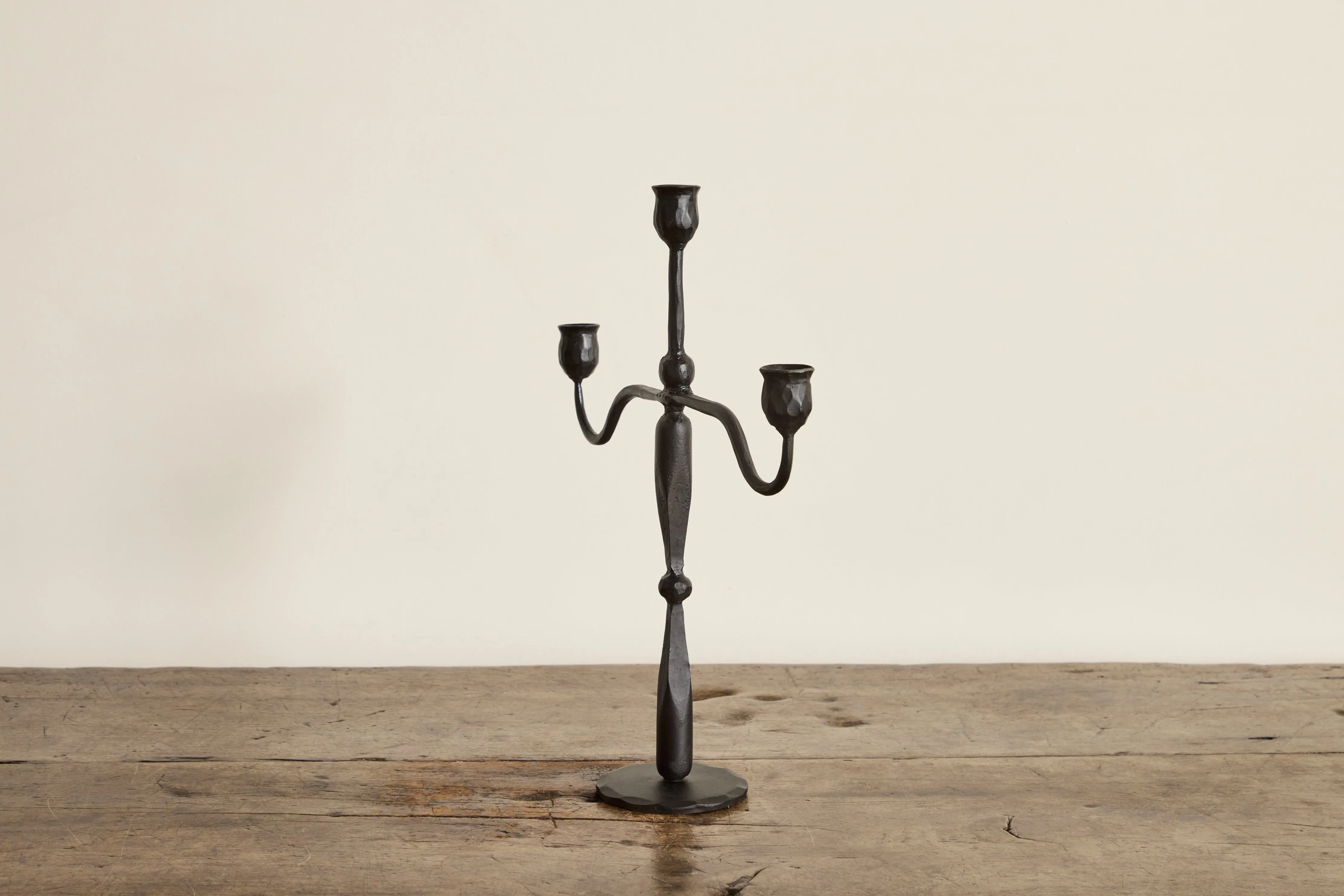 Nickey Kehoe Forged Iron Candelabra