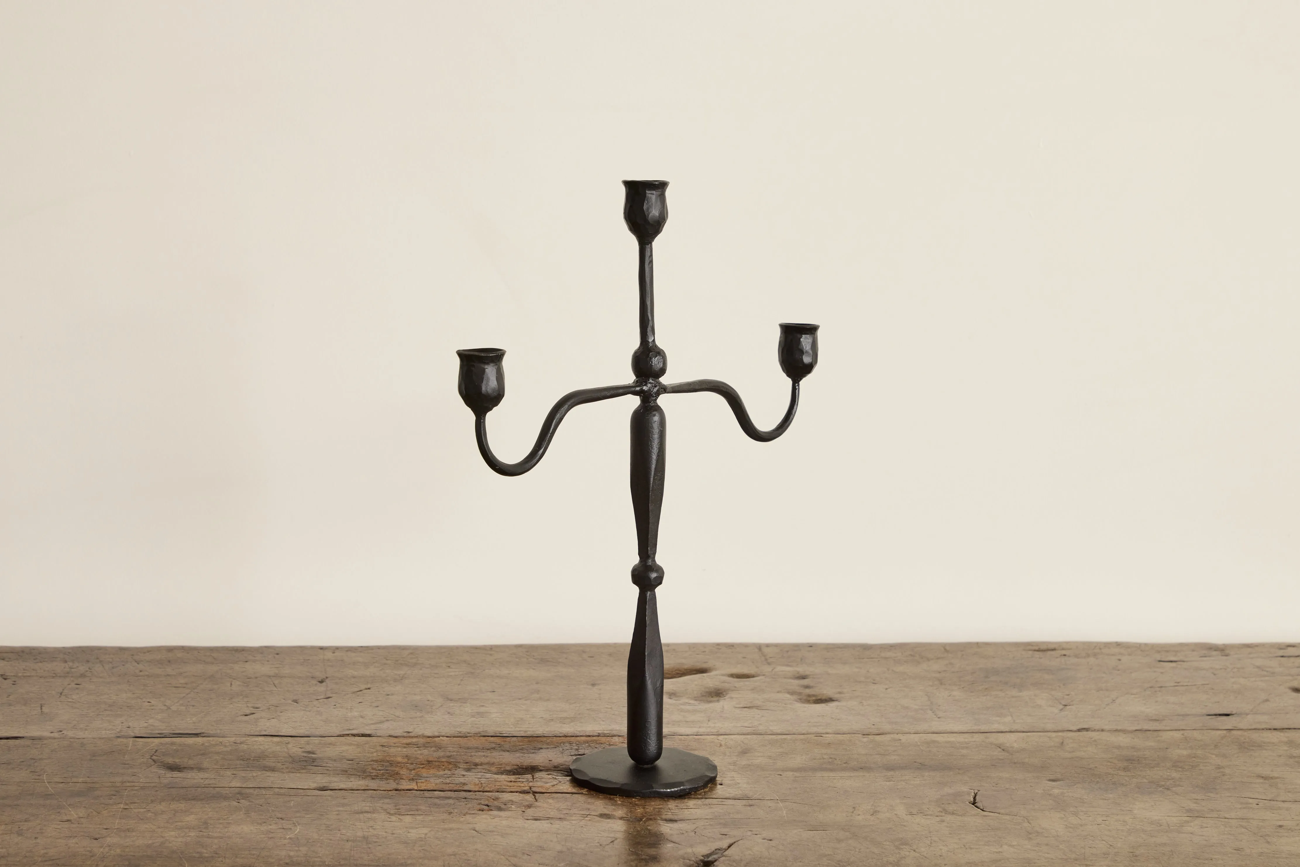 Nickey Kehoe Forged Iron Candelabra