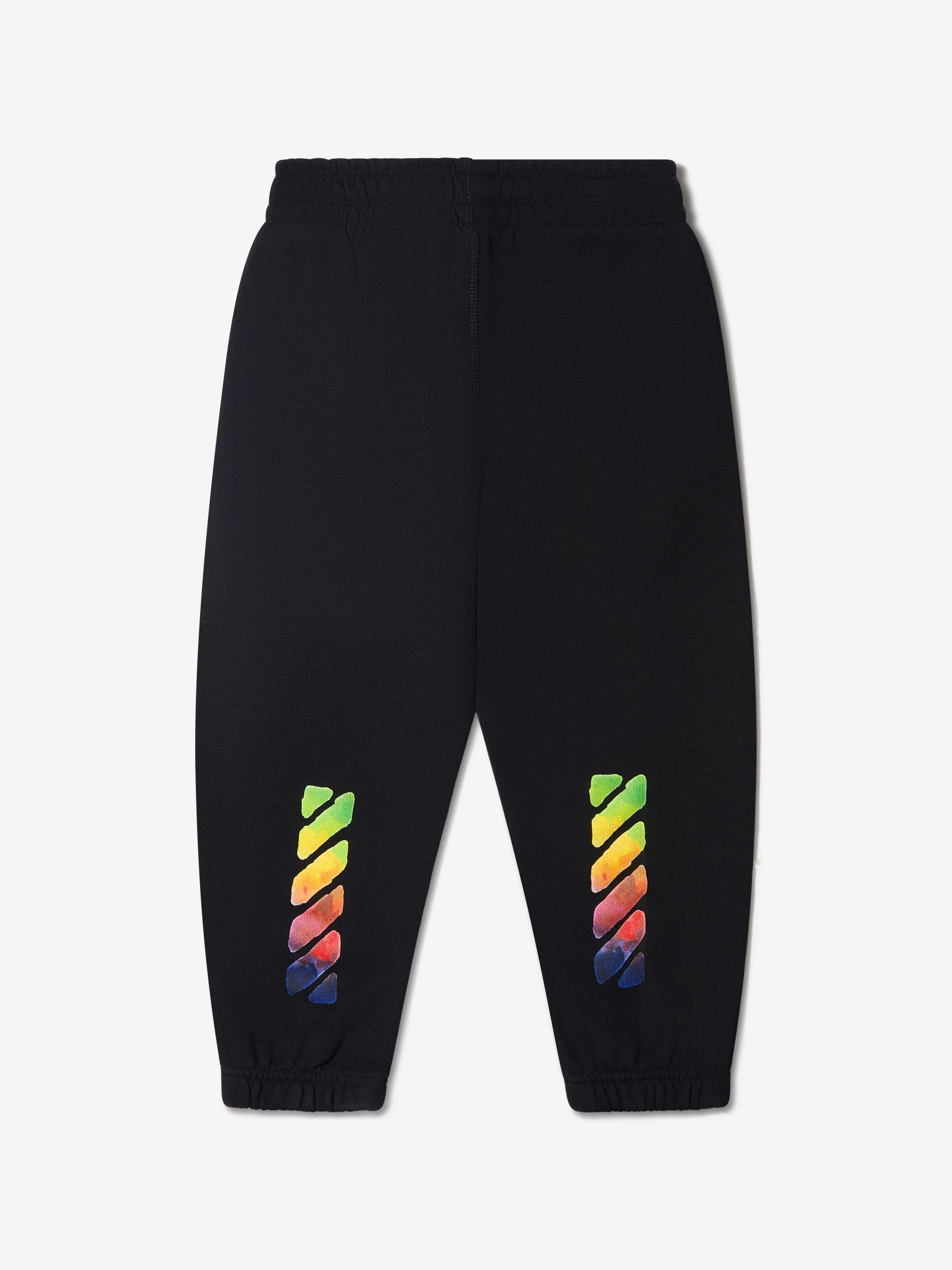 Off-White Boys Cotton Logo Print Joggers