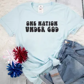 One Nation Under God Retro Unisex Shirt