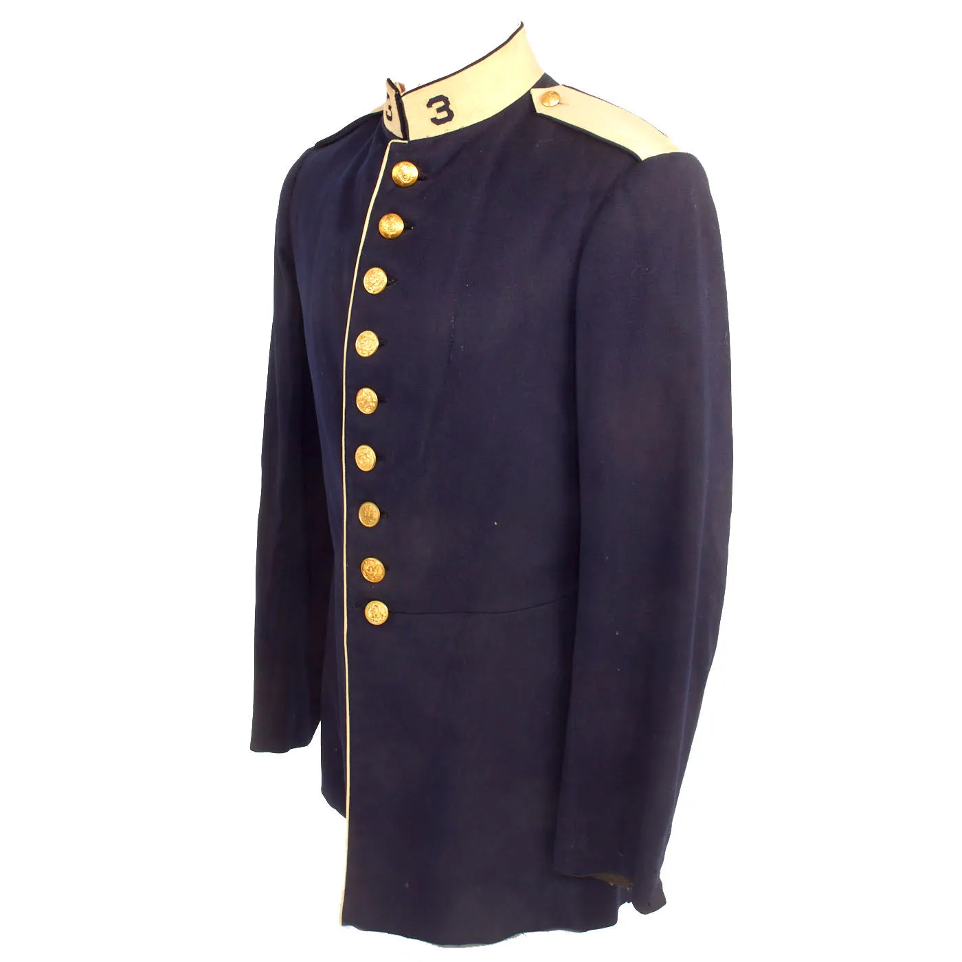 Original U.S. Spanish American War 3rd Infantry Regiment New York Volunteers Model 1885 Dress Coat