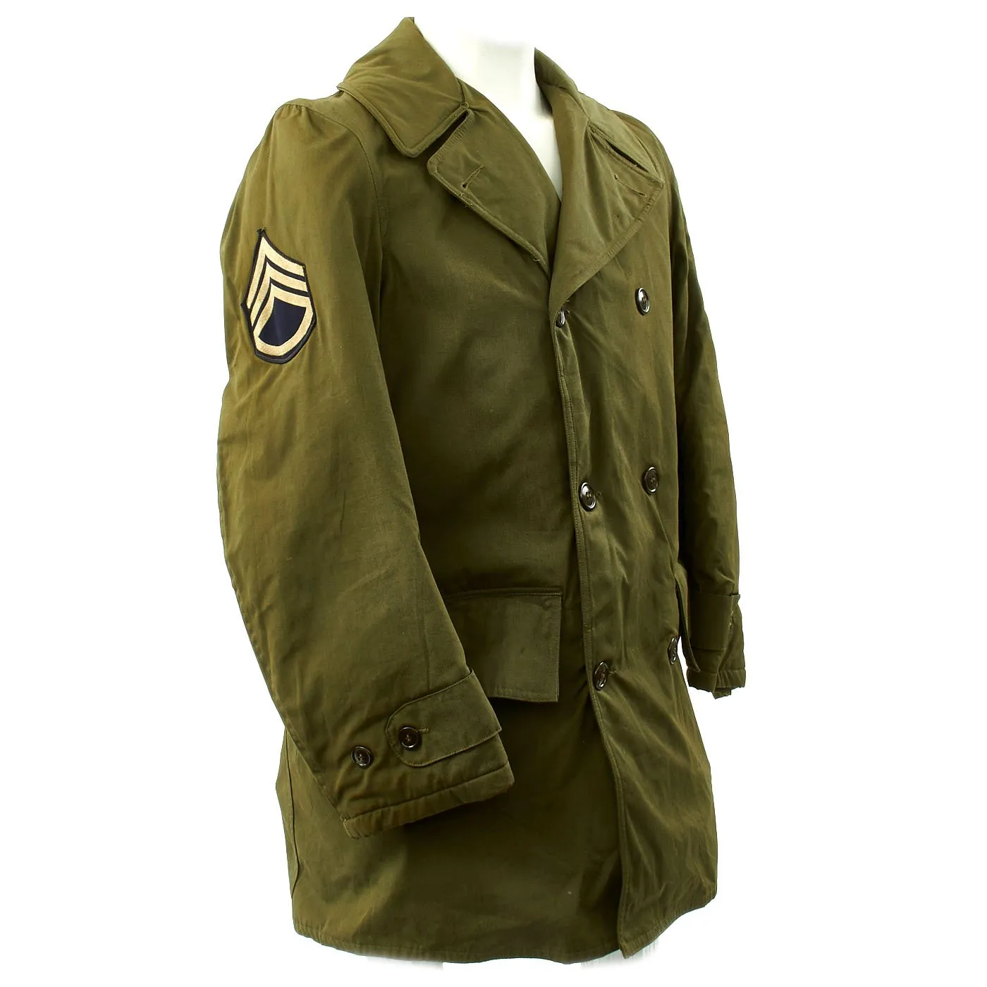 Original U.S. WWII Named Tank Destroyer Mackinaw Coat Jeep Jacket