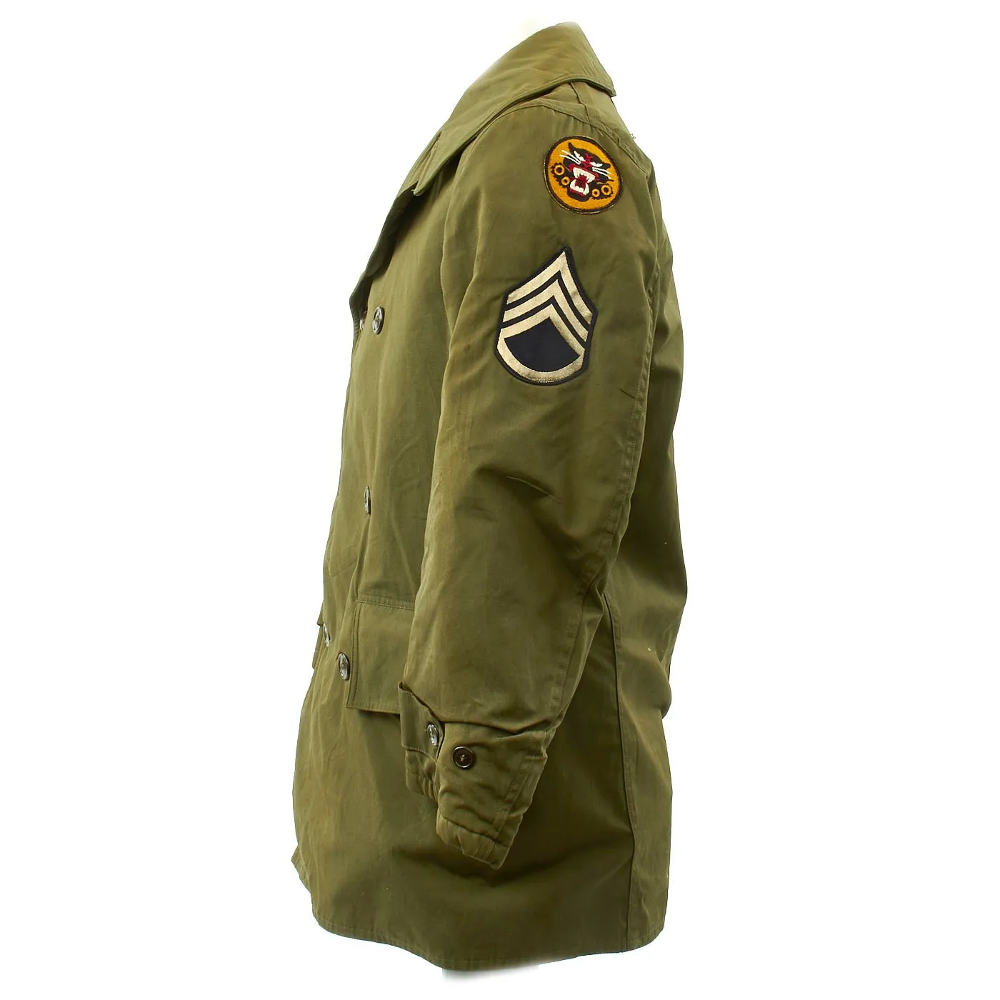 Original U.S. WWII Named Tank Destroyer Mackinaw Coat Jeep Jacket