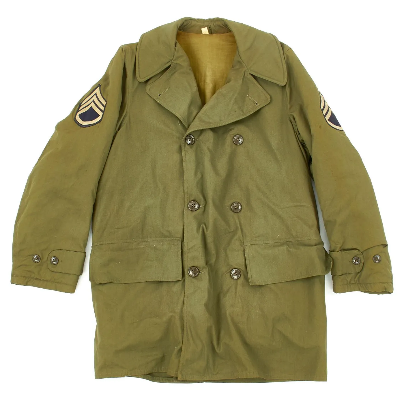 Original U.S. WWII Named Tank Destroyer Mackinaw Coat Jeep Jacket