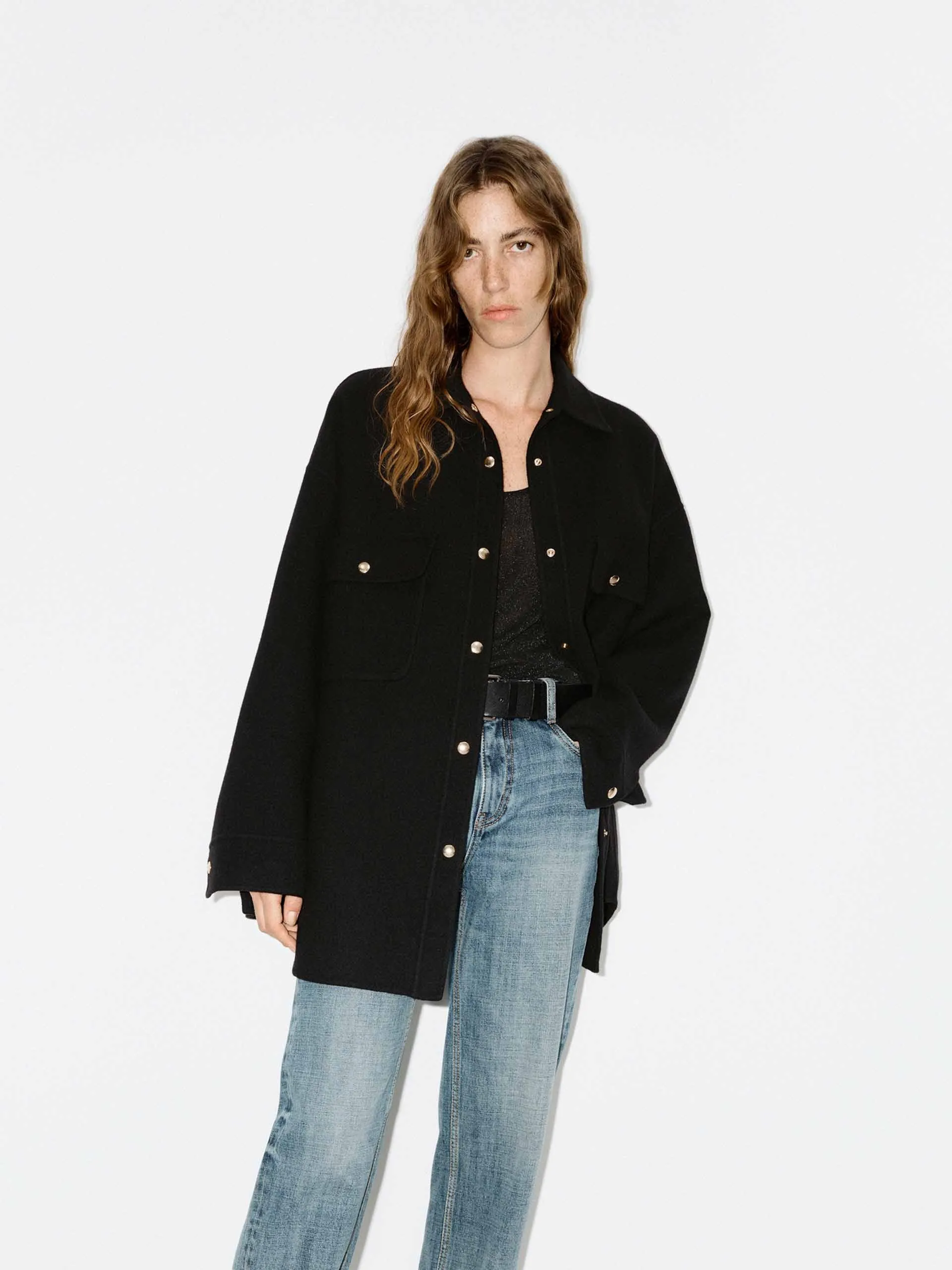 Oversized Wool Overshirt