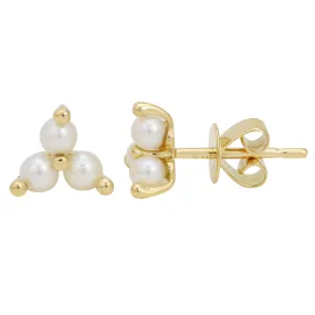 Pearl Trio Studs