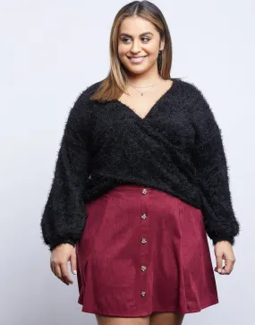 Plus Size A-Line Skirt