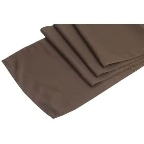 Polyester Table Runner - Chocolate Brown