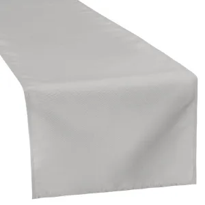 Polyester Table Runner - Gray/Silver