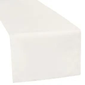 Polyester Table Runner - Ivory