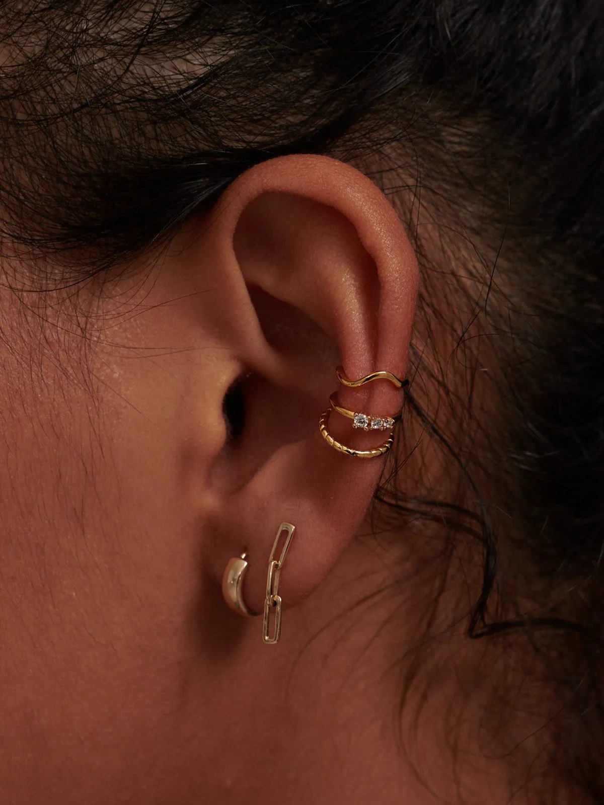 Ruth Minimal Ear Cuffs Set