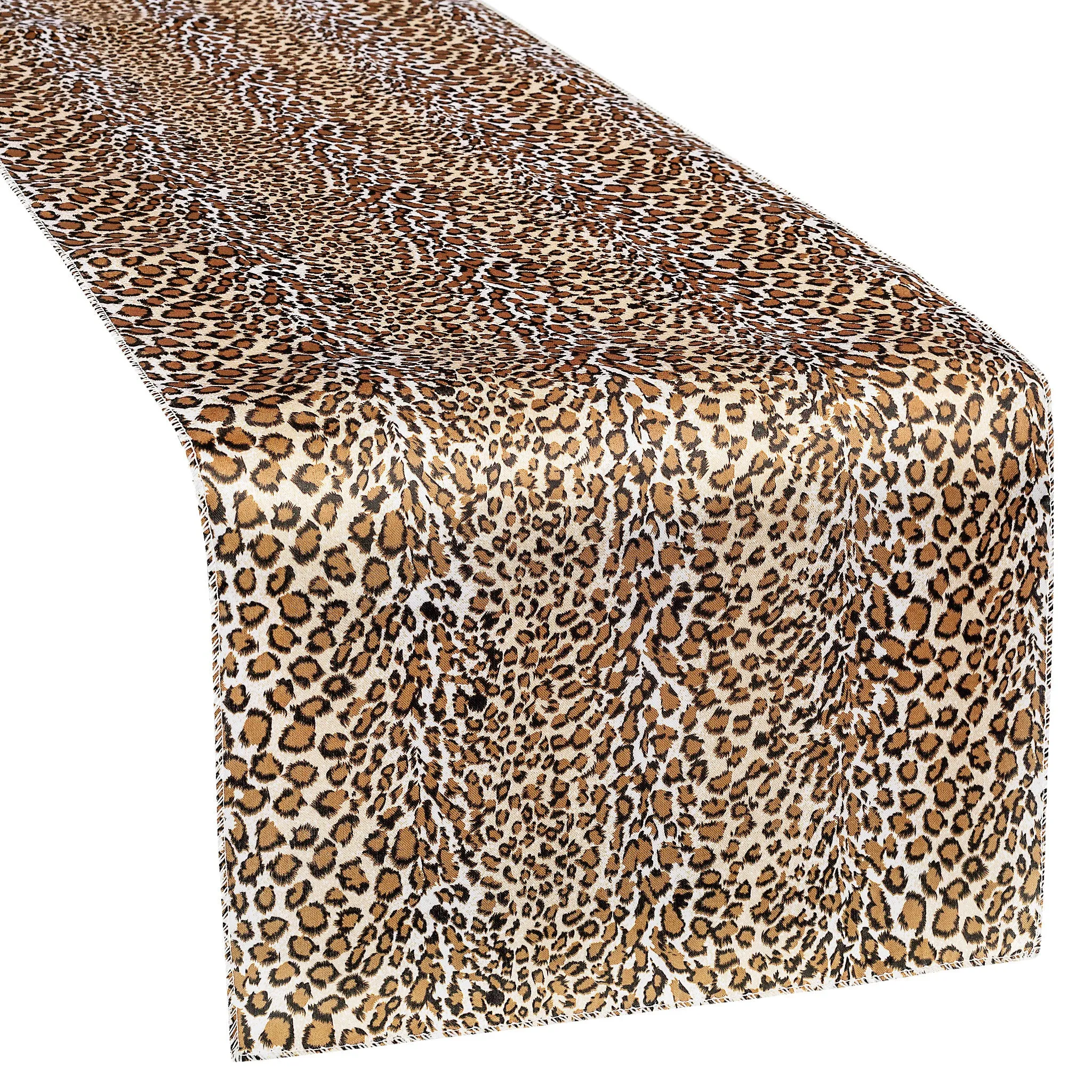 Satin Table Runner - Leopard