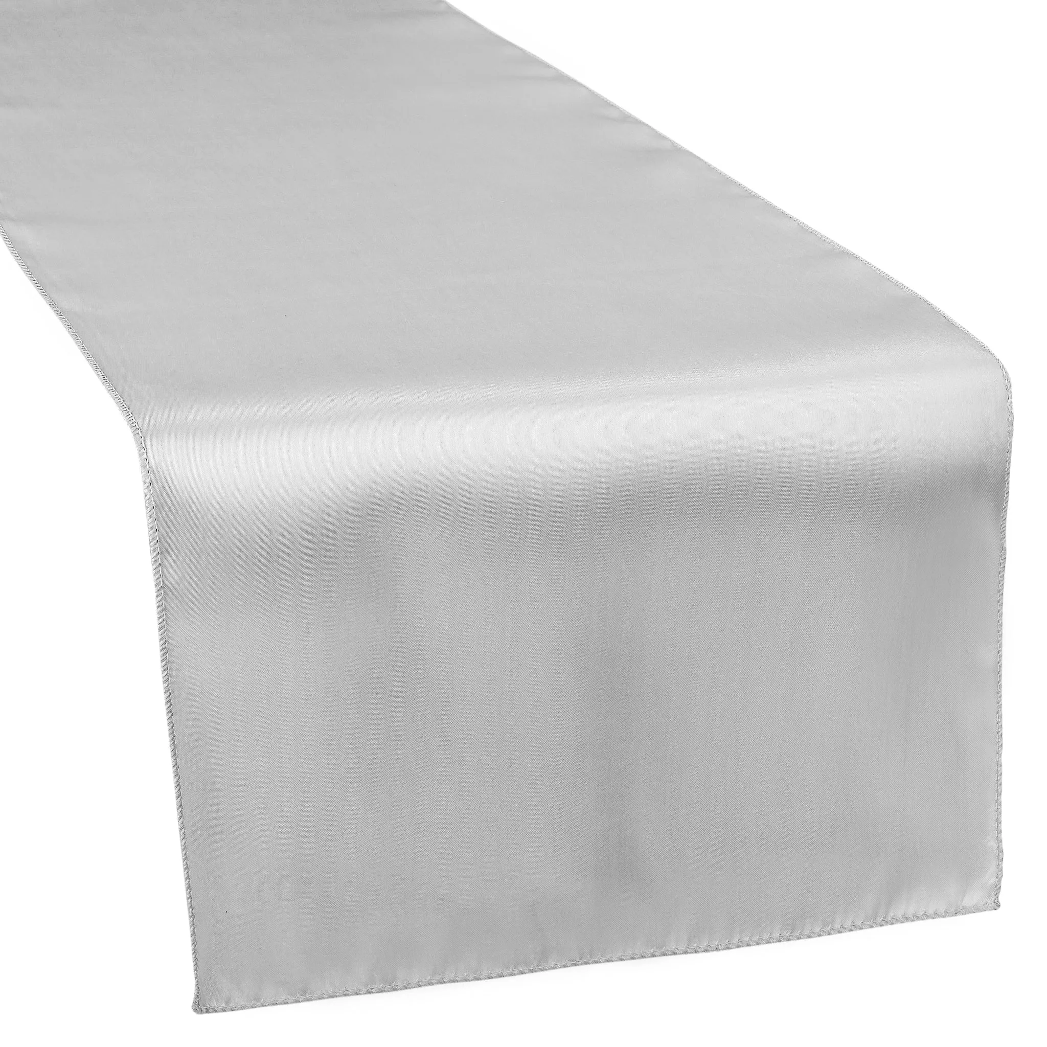 Satin Table Runner - Silver