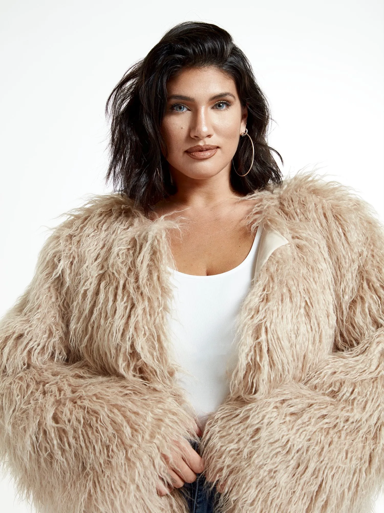 Shanice Ankle Length Faux Fur Coat