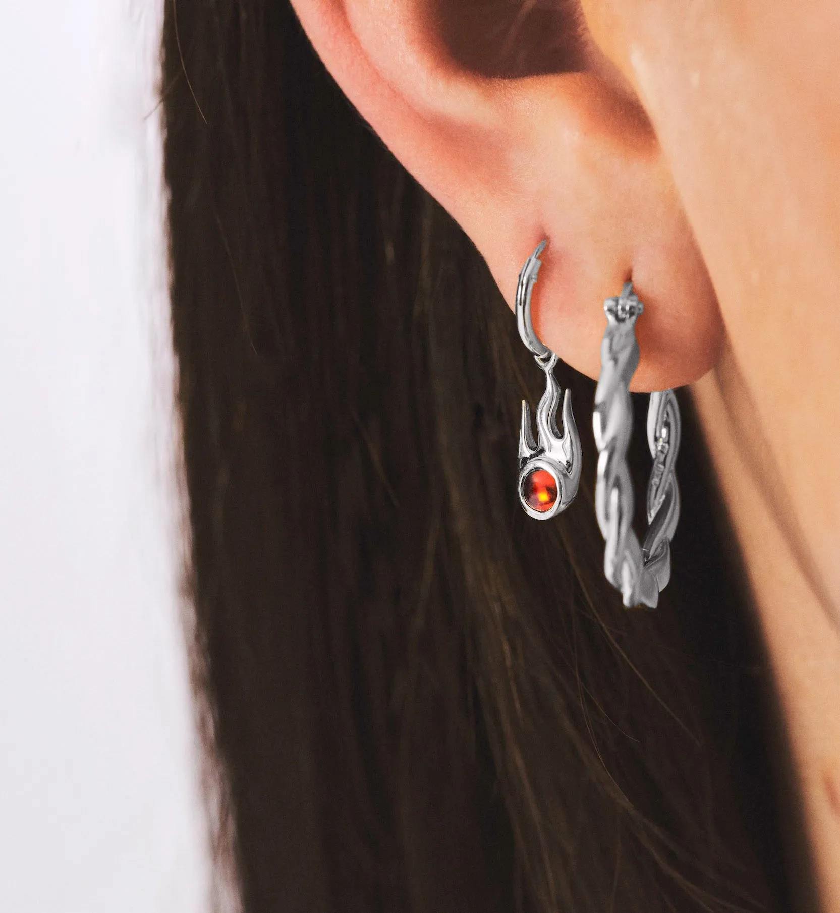 Single Comet Ring Earring