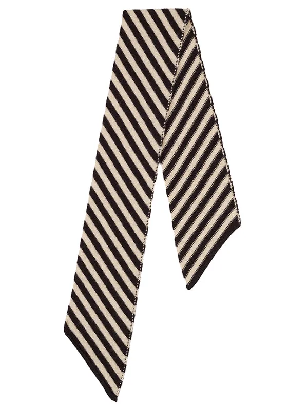 Small Diagonal Stripe Scarf