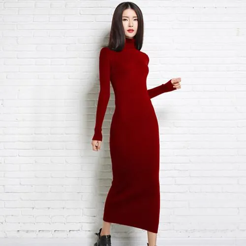 Soft Feminine Long Collar Knitted Pullovers