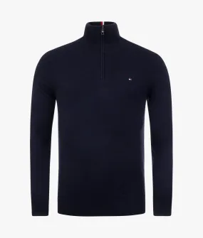 Soft Merino Wool Half Zip Jumper