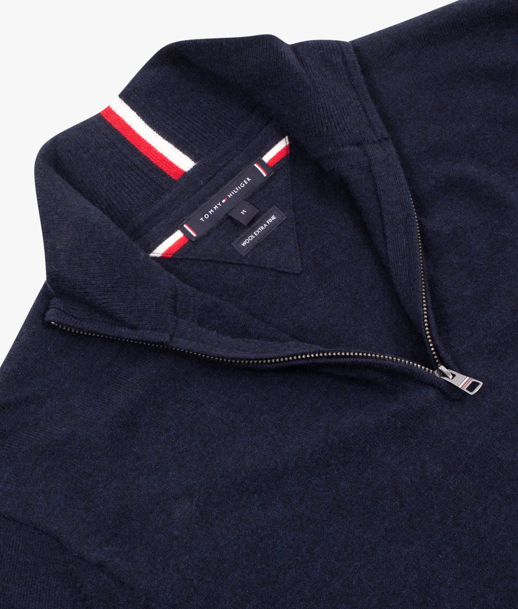 Soft Merino Wool Half Zip Jumper