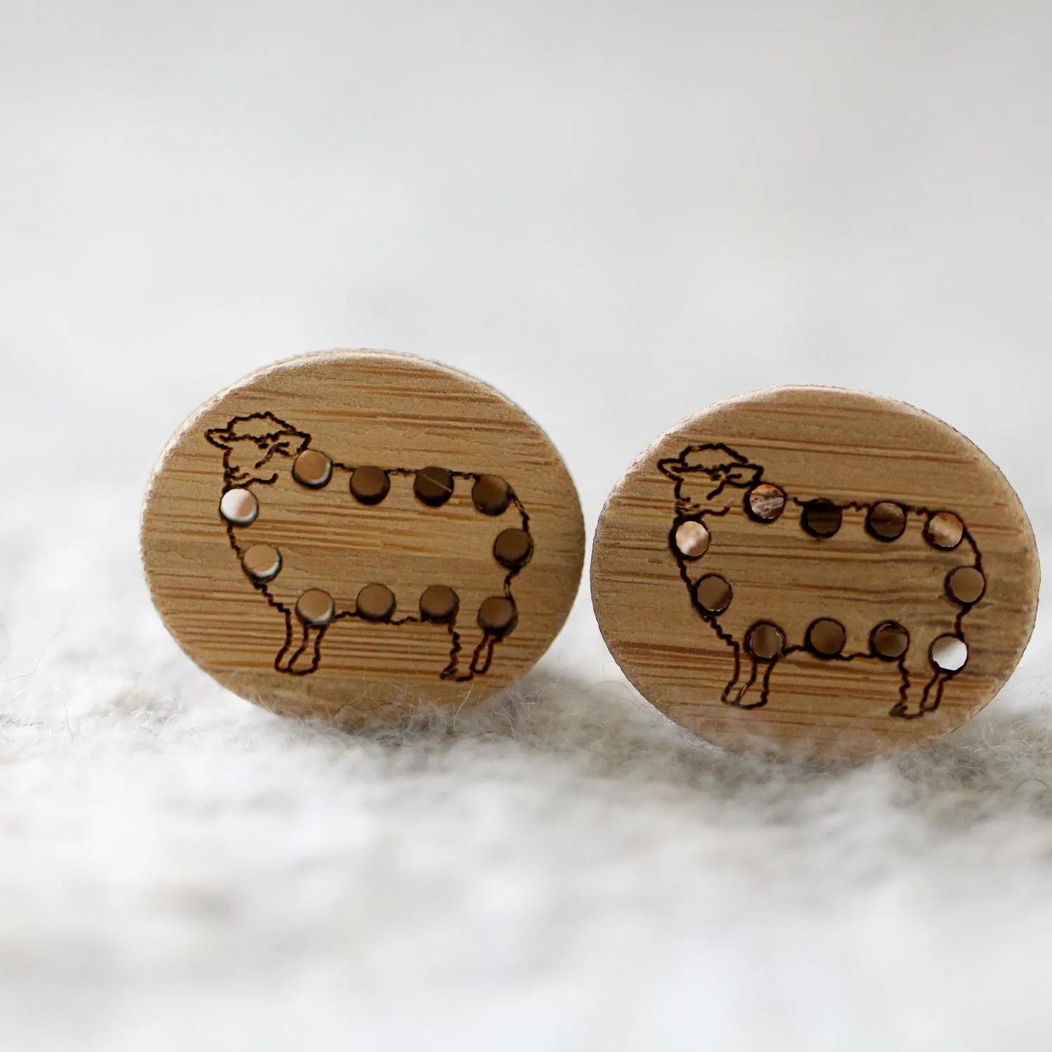 Stitchable Sheep Buttons | 18mm