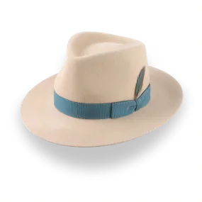 Tan Fedora for Men In Exclusive Crown Shape | The Drake